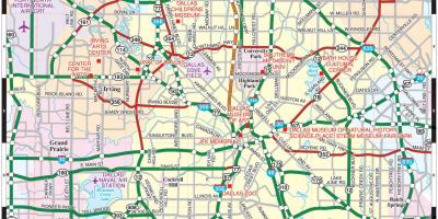 Grad Dallasa mapu